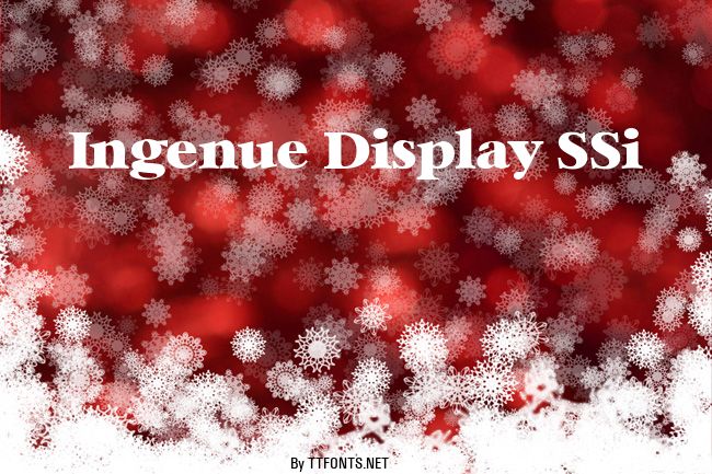 Ingenue Display SSi example